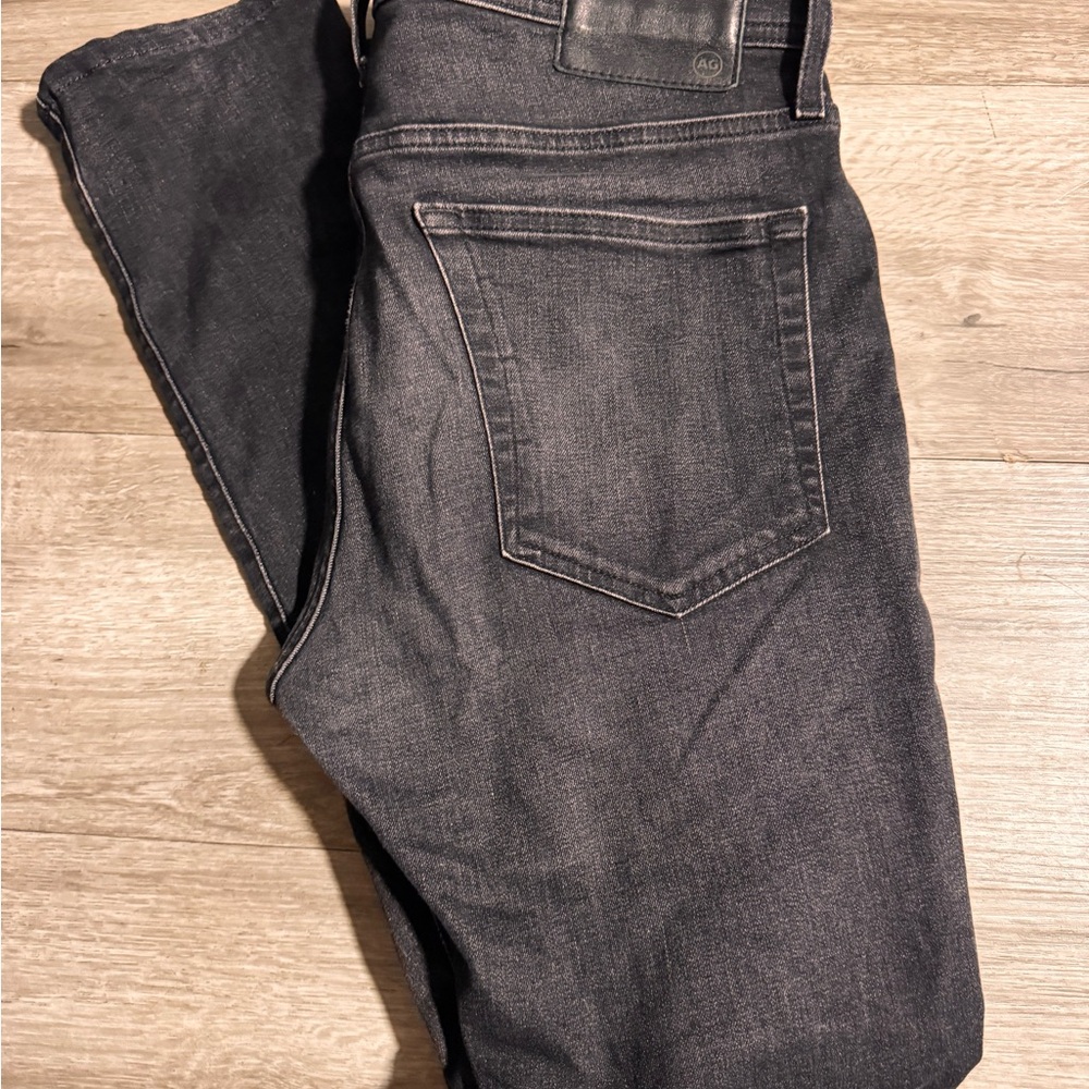 Ag Adriano Goldschmied Black Slim Fit Jeans